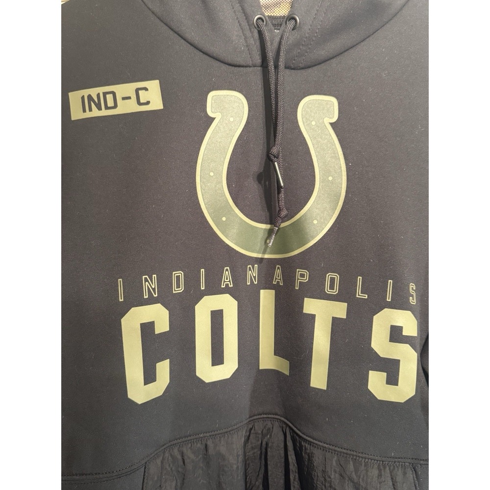 Nike Indianapolis Colts Men's Hoodie Large Camo Salute to Service - Picture 2 of 7